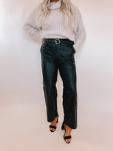Load image into Gallery viewer, Gwen Vegan Leather Belted Pants

